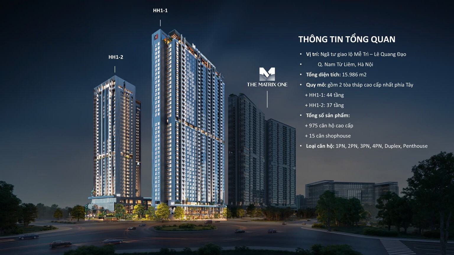 dự án the matrix premium mễ trì