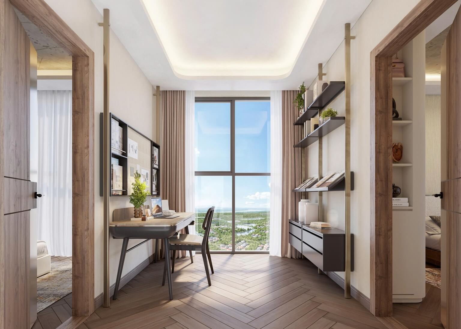 nội thất căn hộ long biên central