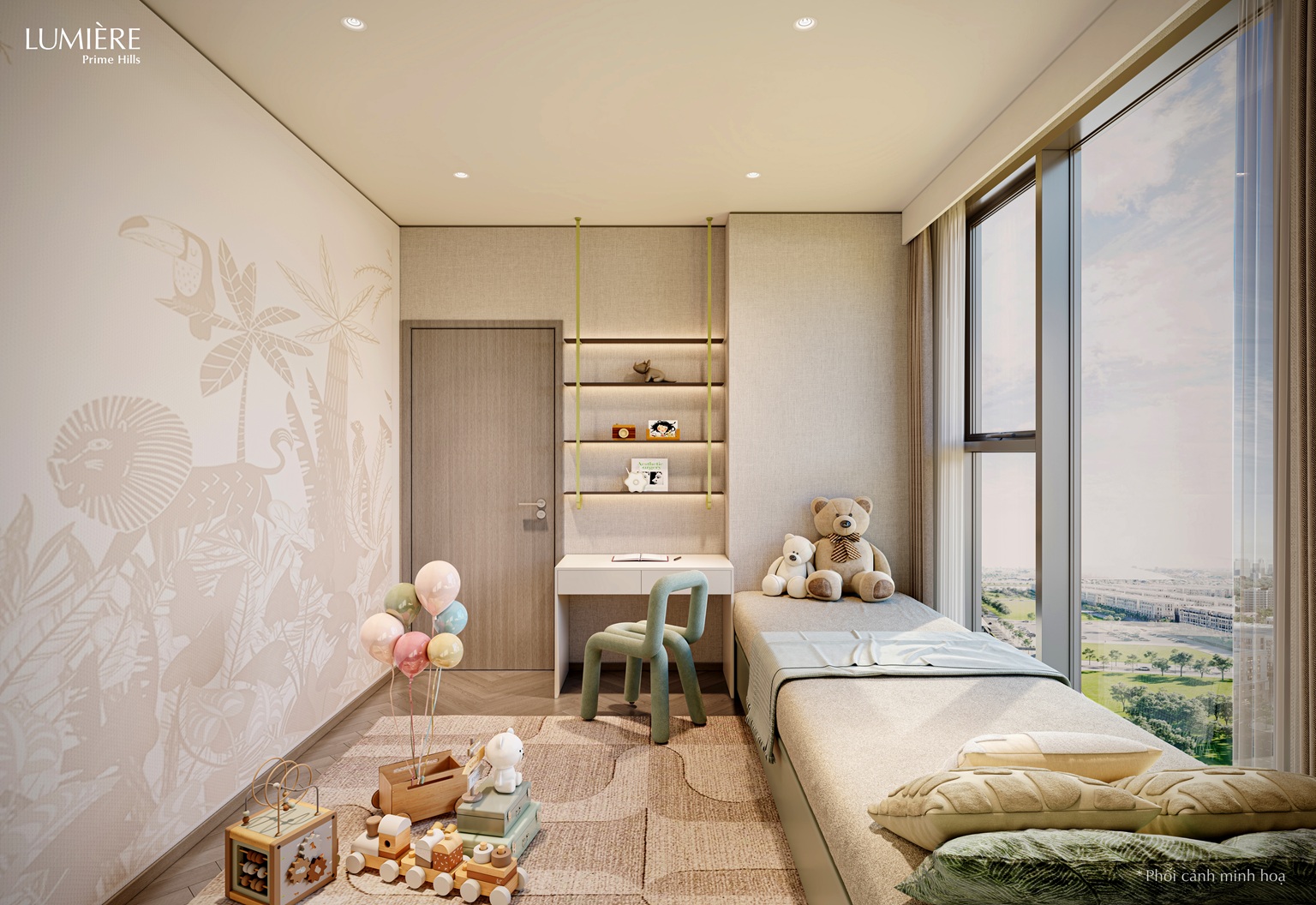 nội thất căn hộ lumiere prime hills cổ loa