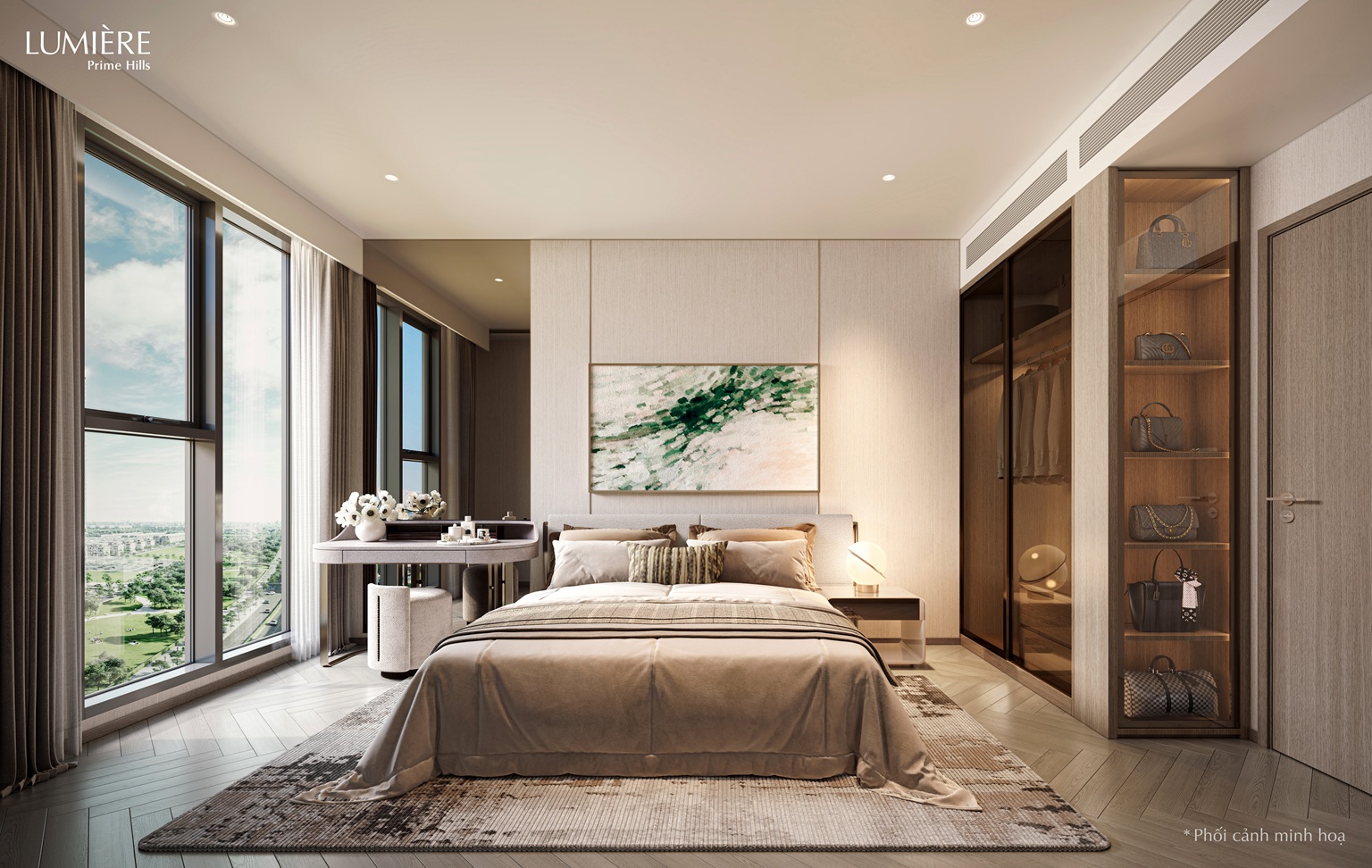 nội thất căn hộ lumiere prime hills cổ loa