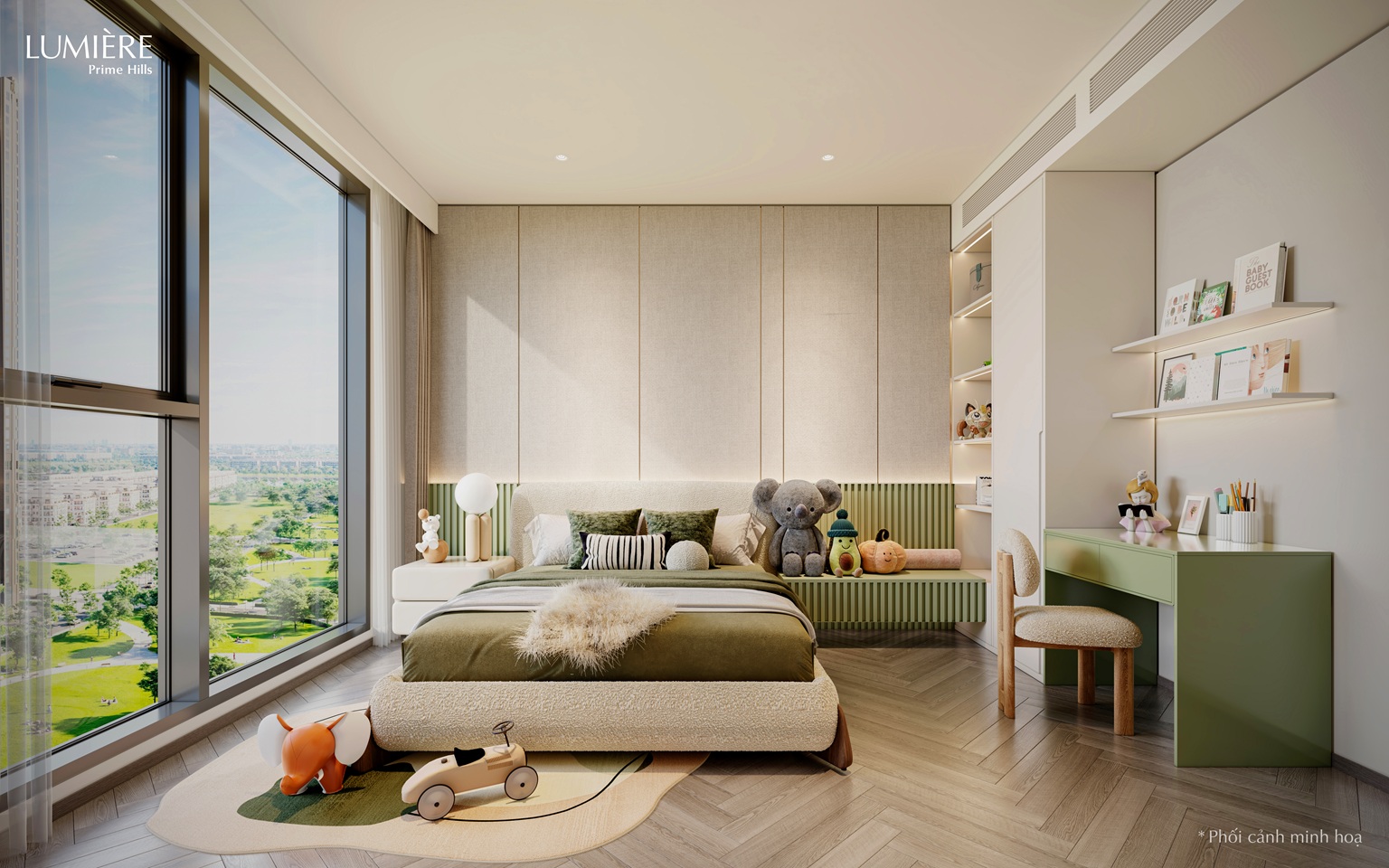 nội thất căn hộ lumiere prime hills cổ loa