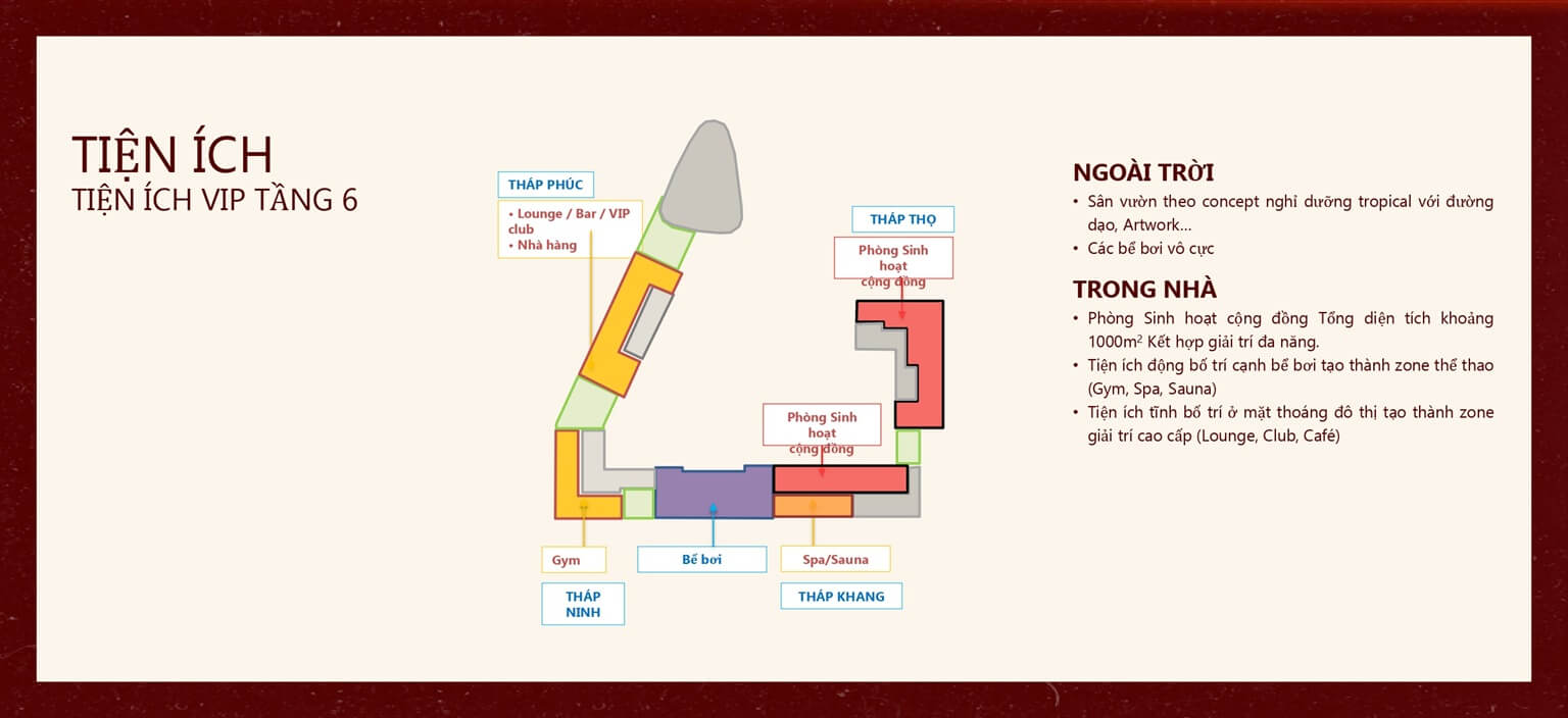 tiện ích dự án sun feliza suite cầu giấy