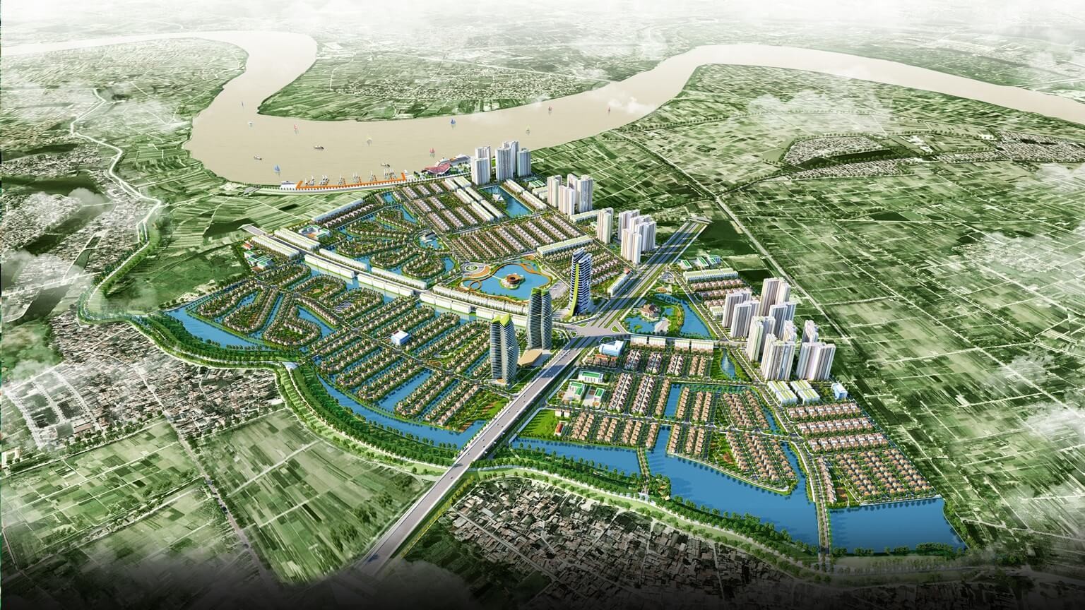 Alluvia City Văn Giang – Biểu tượng đô thị khoáng dưỡng khu vực sông Hồng