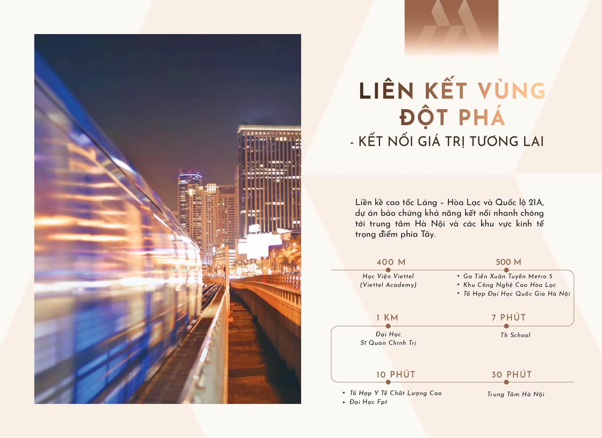 Hòa Lạc Metro City - Đón đầu quy hoạch tuyến metro số 5