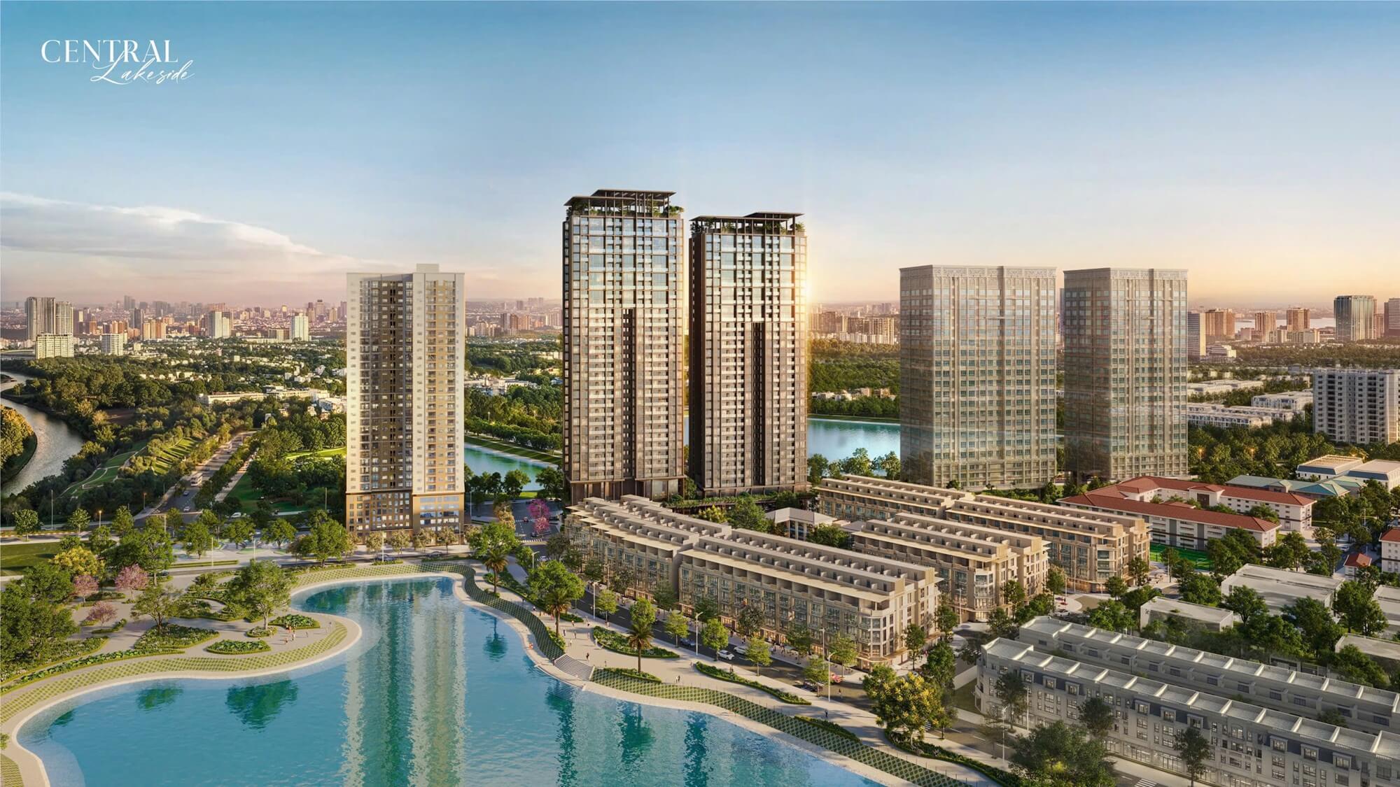 Central Lakeside Trung Văn – Mở Bán 112 Căn Nhà Phố Shophouse Cạnh Hồ
