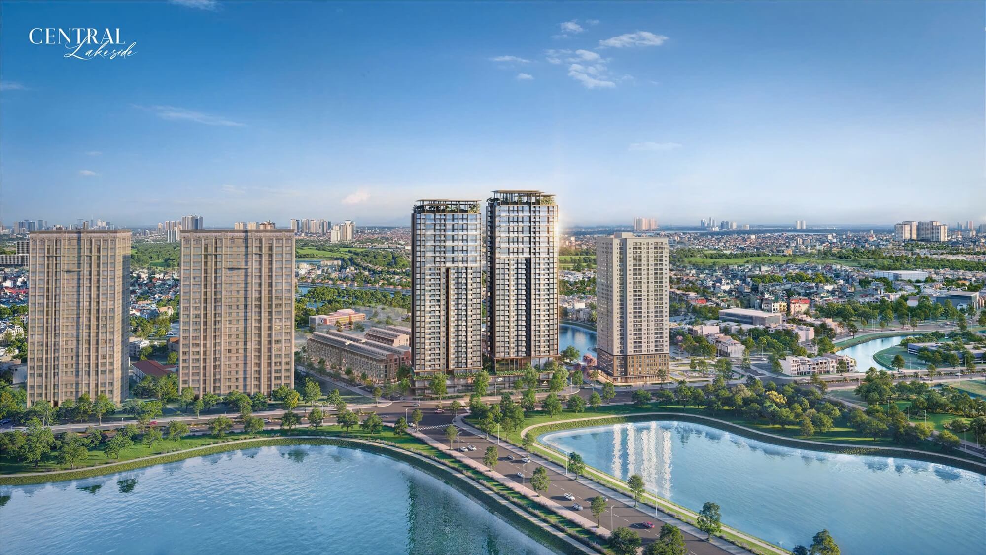 Central Lakeside Trung Văn – Mở Bán 112 Căn Nhà Phố Shophouse Cạnh Hồ