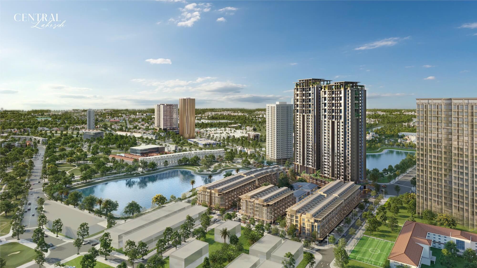 Central Lakeside Trung Văn – Mở Bán 112 Căn Nhà Phố Shophouse Cạnh Hồ